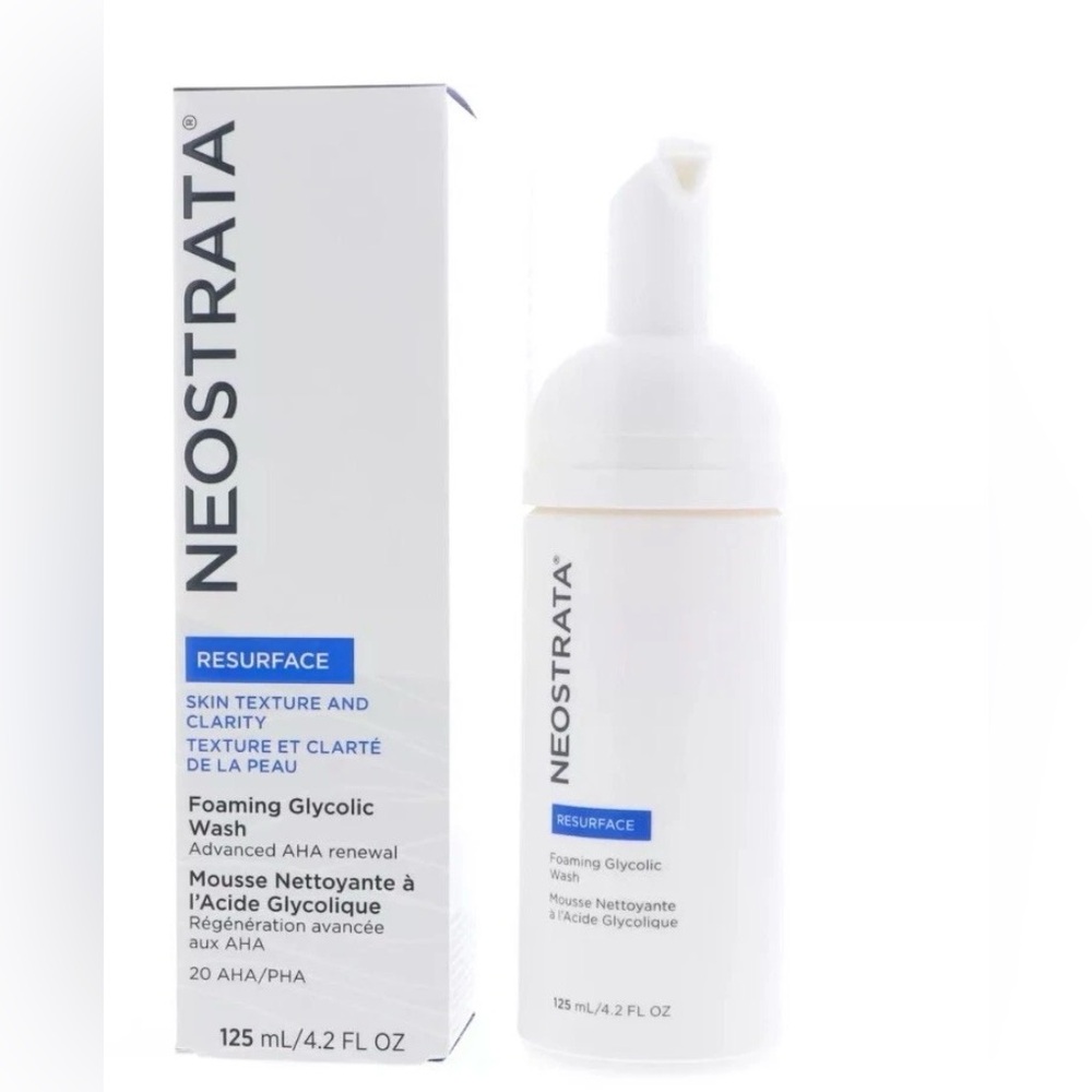 Neostrata Resurface Foaming Glycolic Wash 20 AHA/PHA  4.2 oz / 125 ml New in Box